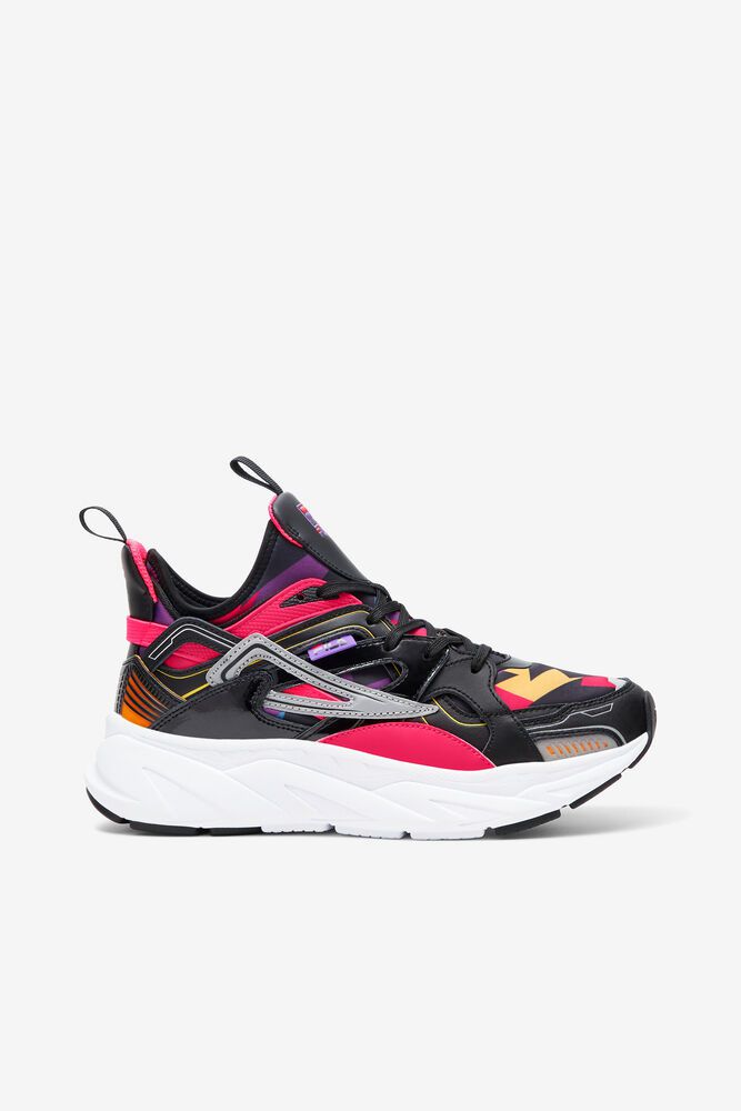 Fila Trainers Womens Black/Pink Hallasan '90s - Ireland 89604-EALW